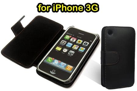 iPhone 2G 3G 4G. Leather Wallet Skin Case Cover. New.