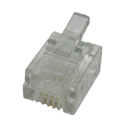 Ideal MP6P4C RJ-11 Modular Plugs. 500 Count. New.