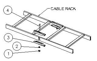 Central Steel Fabricators SC22 Straight Cable Clamp Kit. New.
