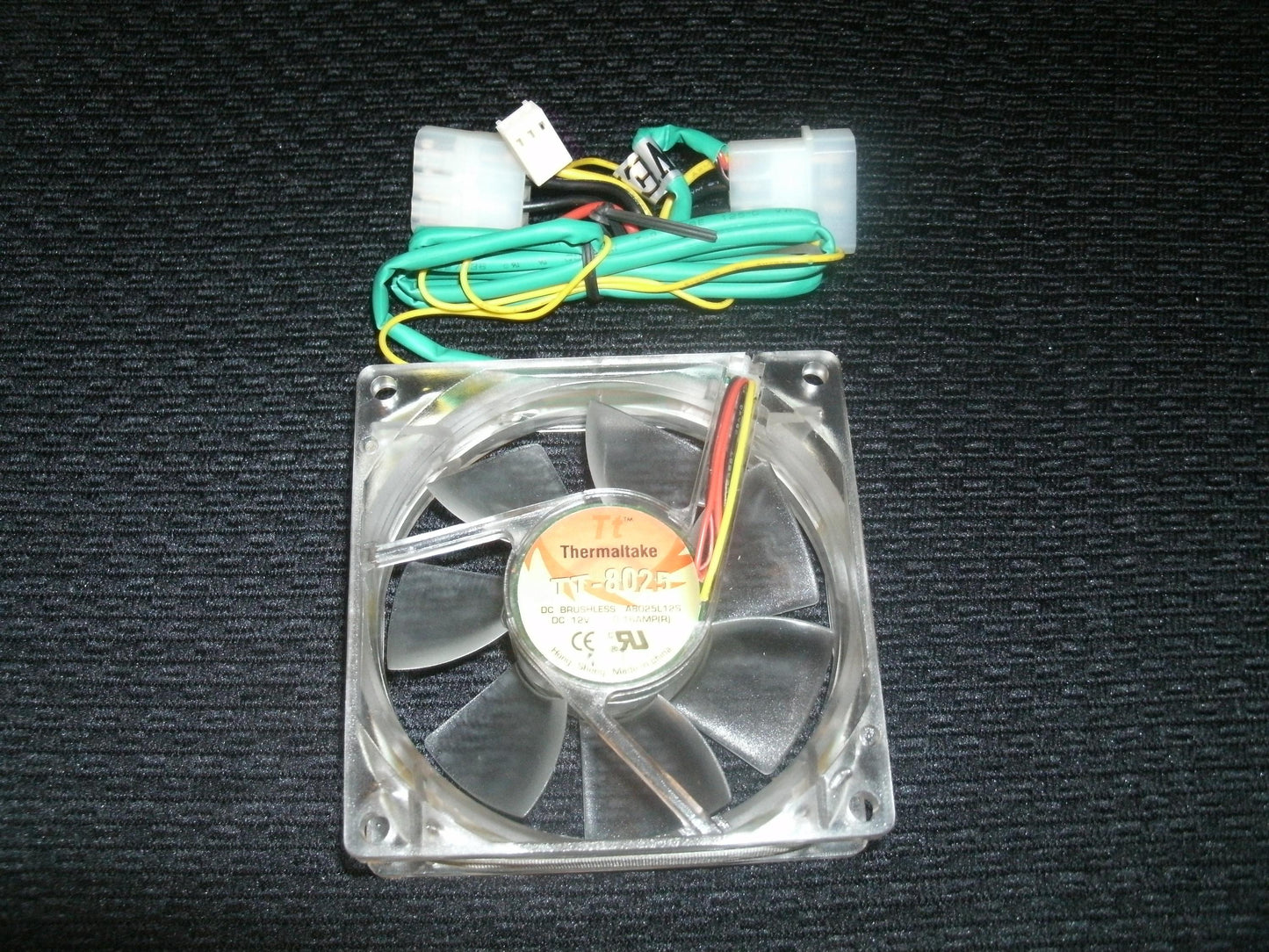Thermaltake TT-8025 DC Brushless Case Fan. AB025L12S. New.