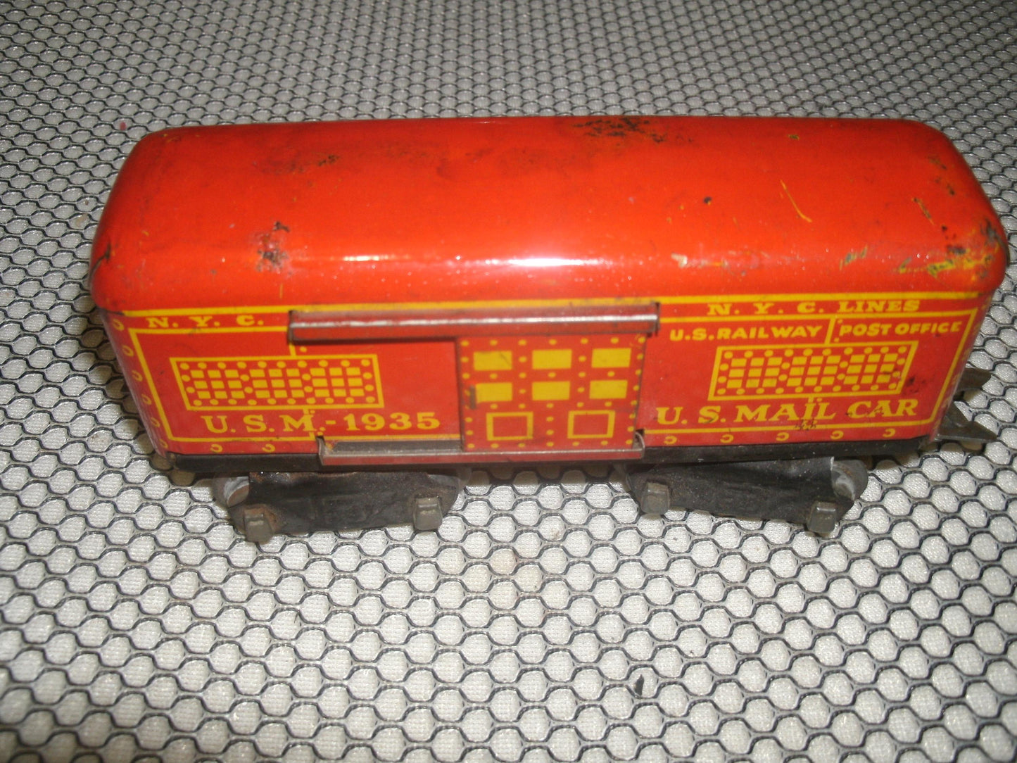 Marx U.S.M.-1935 U.S. Mail Car. Used.