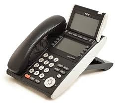 NEC IP3NA-12TXH Black Telephone. Working Pull.