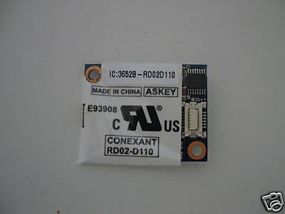 Dell 0M5804 Fax Modem. Conexant RD02-D110. E93908.