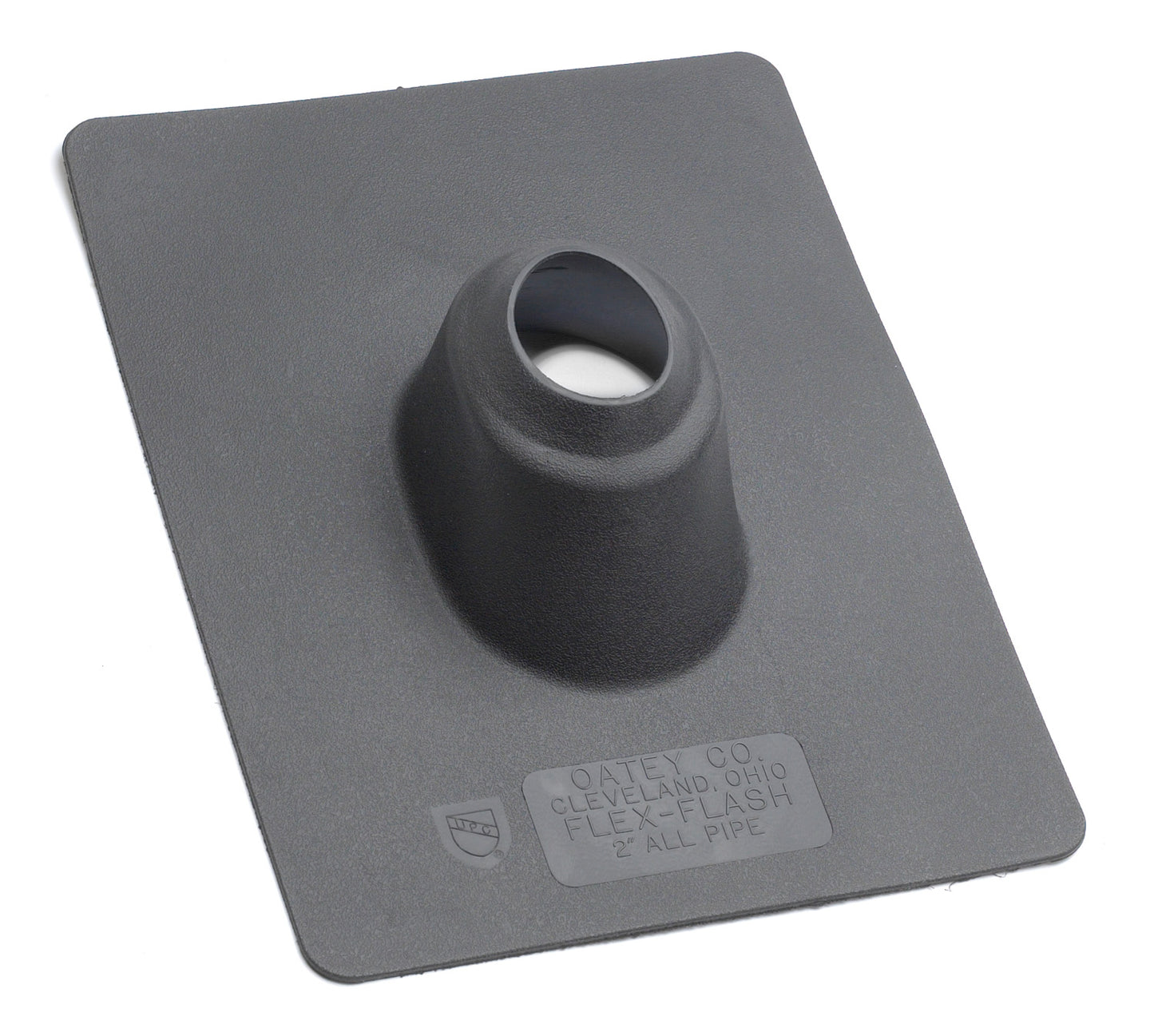 Oatey 14041, 14043 Flex Flash 4". New. Pitch to 45 degrees.