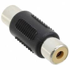 Aim 19-1702 Audio Connector RCA Jack to RCA Jack. New.