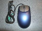 Optical Mouse. PS/2. Corded. New. Blue. 4083885