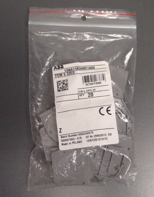 ABB, Entrelec 1SNA118368R1600. Bag of 20. (6)