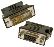 HP DVI-A (M) to VGA (F) Video Adapter. 209815-002. New.