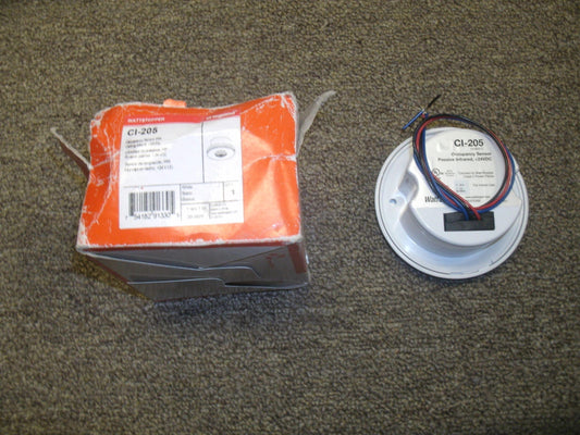 Wattstopper CI-205 Occupancy Sensor. PIR. New. White.
