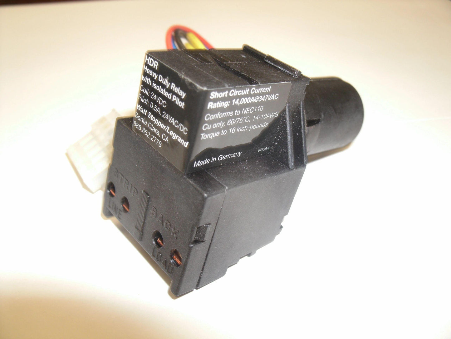 WattStopper 34DY Heavy Duty Relay. New. HDR-9.