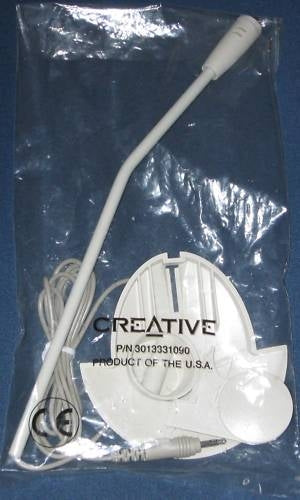 Creative 30113331090 Microphone. Almond Color. New.