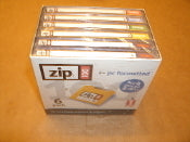 Iomega Zip 100 6 Pack. PC. New.