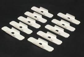 Wiremold Spring Clip 10PK V5703. Ivory. 786776542363