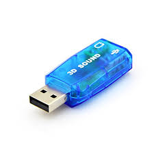 3D Sound USB 2.0 External Sound Card 5.1 Audio Adapter for PC.