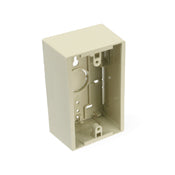 Leviton Ivory Quickport Surface Mount Box Model: 42777-1IA.