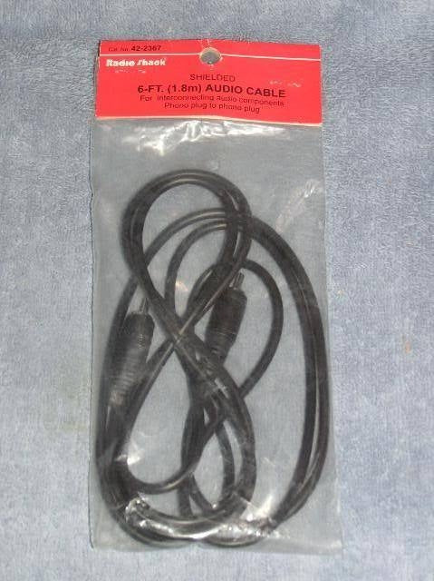 Radio Shack 42-2367 Shielded Audio Cable. New. OEM.