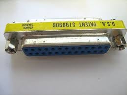 R.O.C. 5199906. 25 Pin Female to 25 Pin Female. Connector. New.