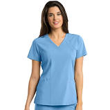 Barco One V-Neck 5105. Ciel Blue. New. Large.