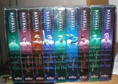 Baseball. A Film By Ken Burns. New. 9 VHS Tapes.