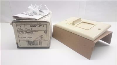 Leviton 6661-P1I Ivory Fluorescent Dimmer. Ivory. New. (33)