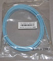 Cisco 72-1259-01 Console Rollover Cable. New. Blue.