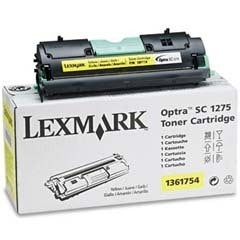 Lexmark 1361754 Yellow Toner Cartridge. New. OEM.