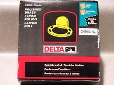 Delta Royale 74024WH Toothbrush and Tumbler Holder.