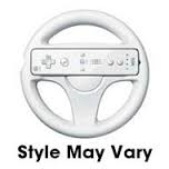 Wii Racing Wheel with Rubber Grips. New. VGWRWHEEL.