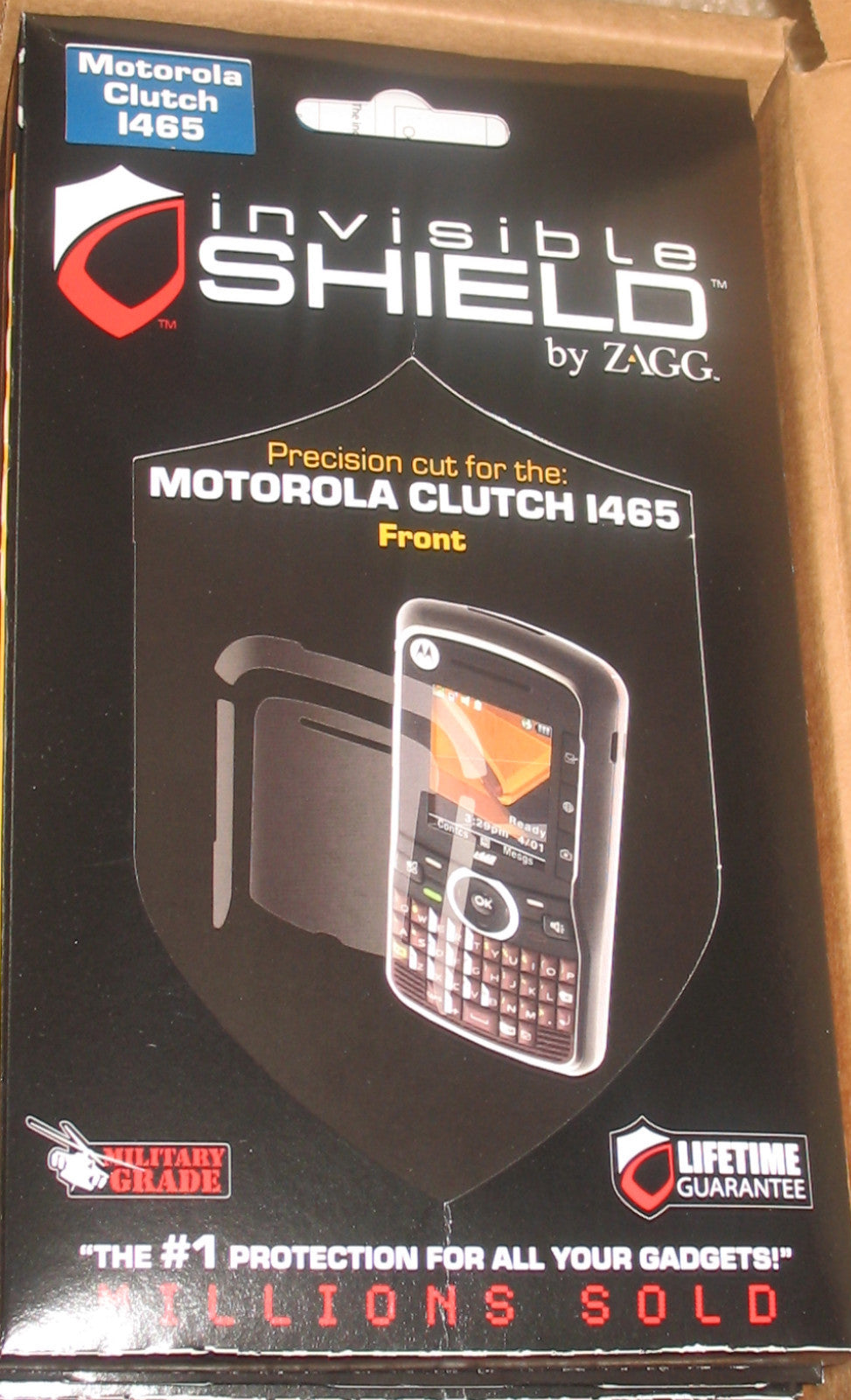 Motorola Clutch 1465 Invisible Shield. New.
