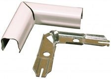 Wiremold Metal BWHG Flat Elbow. White. 086698568763