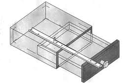 Liberty D65318CUC Center Mount Drawer Slide. 18". New.