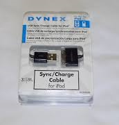 Dynex DX-IP30USB. New. 3' USB Charging, Sync Cable for Apple.
