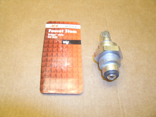 ACE 4037214 Faucet Stem. Briggs Style. D2-3UH. HOT. New.