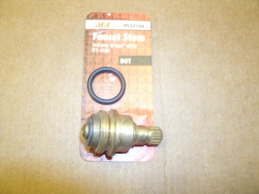 ACE 4037198 Faucet Stem. Indiana Brass Style. D1-4UH. HOT.