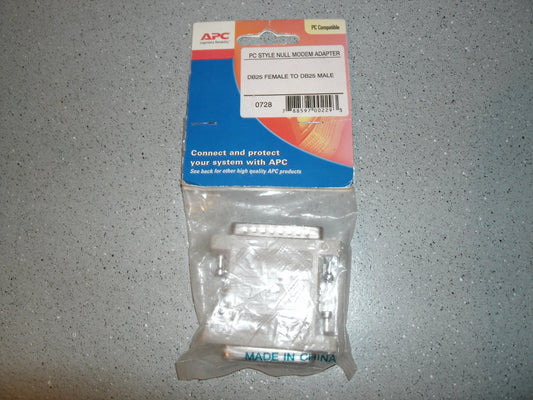 APC 0728 DB25 Female to DB25 Male. UPC: 788597002293. (38)