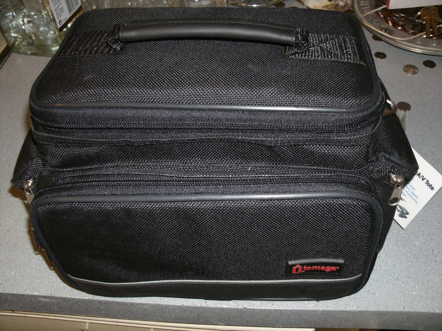Iomega Deluxe A/V Tote Bag with a Handle and Strap. 0523800