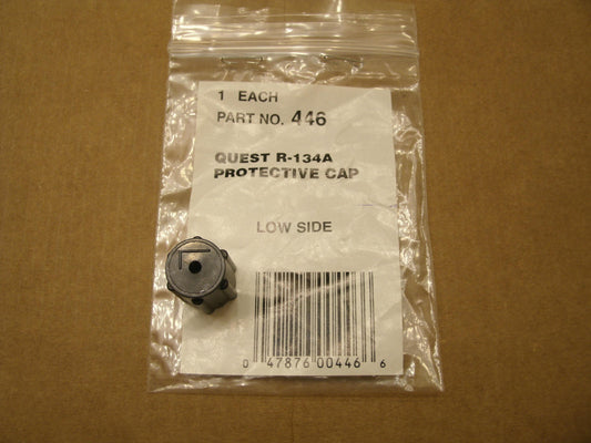 Quest 446 R-134A Protective Cap. Low Side. New.