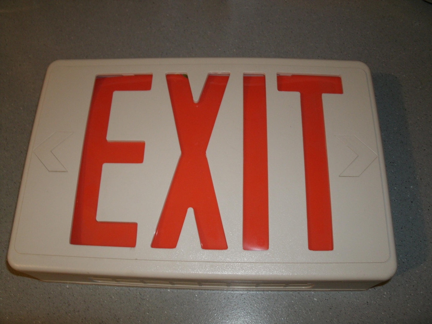 Exit Sign. Electric. New. Ivory.