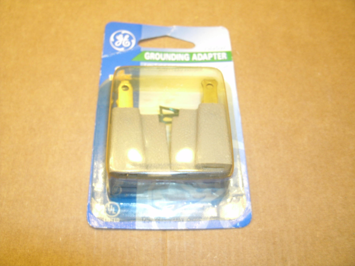 GE Grounding Adapter. 12RA. New. 2 To 3 Prong,