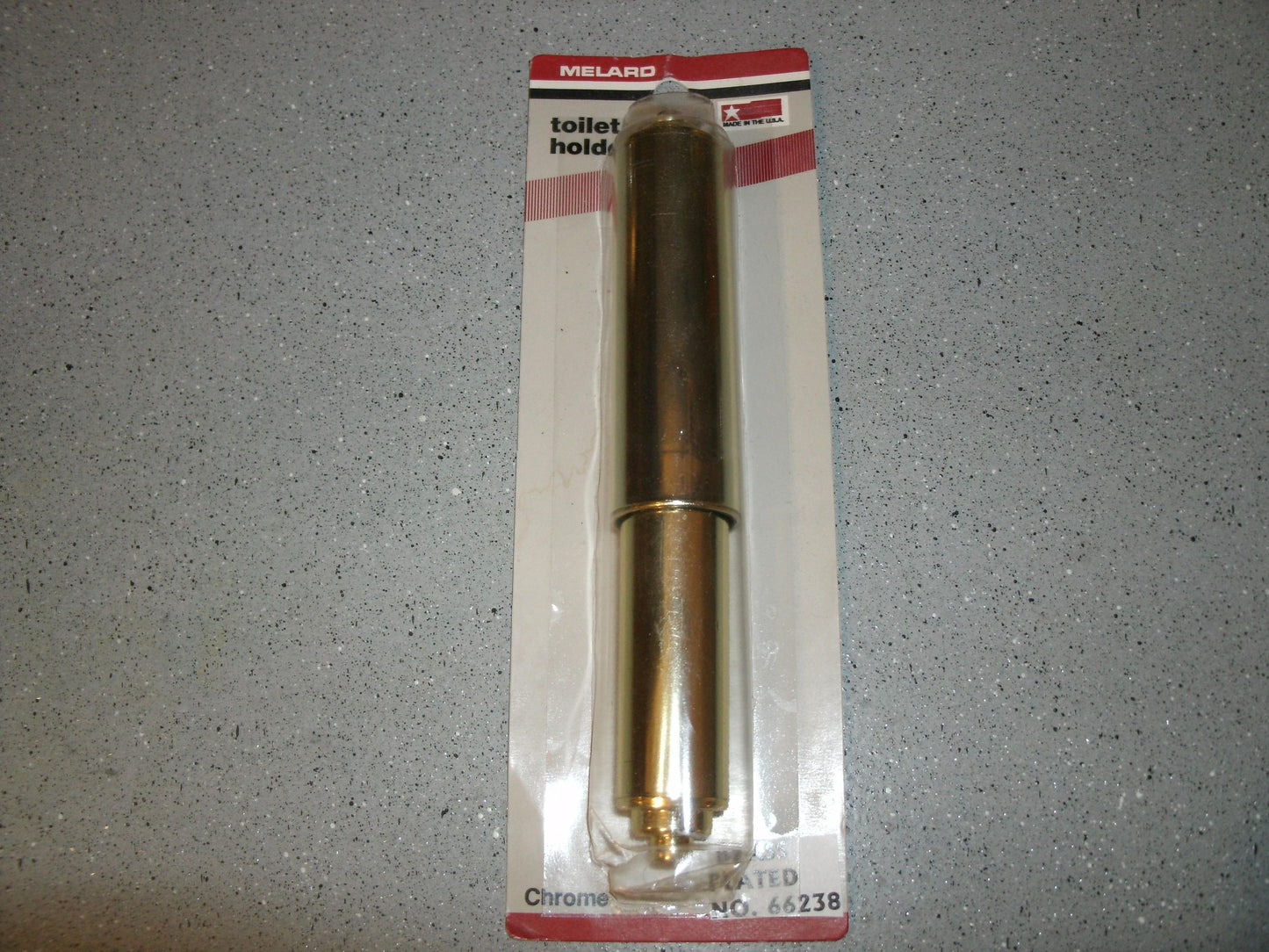 Melard Polished Brass Plated Toilet Paper Replacement Roller.