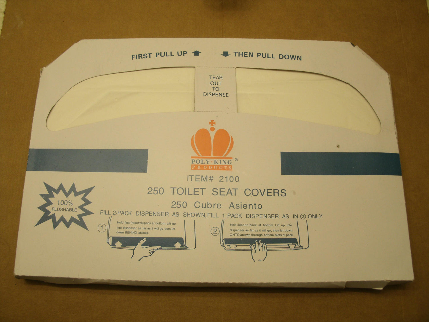 Poly King Products FH-9461 Toilet Seat Covers.