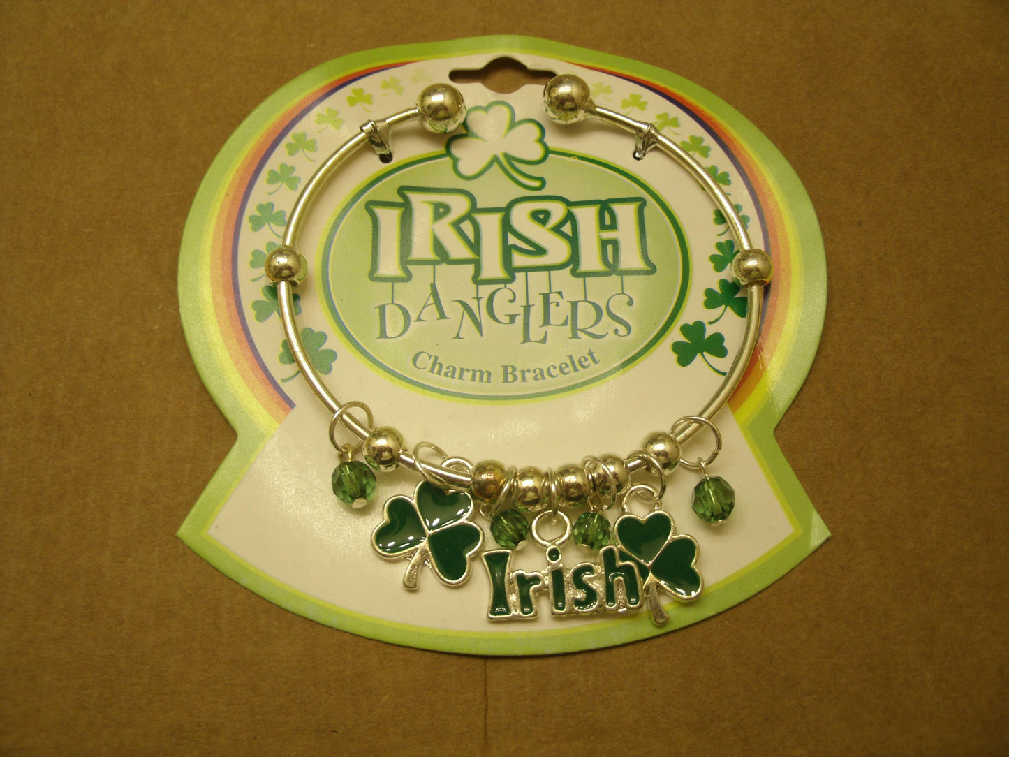 Irish Danglers Charm Bracelet. #ST-CHBR. New.