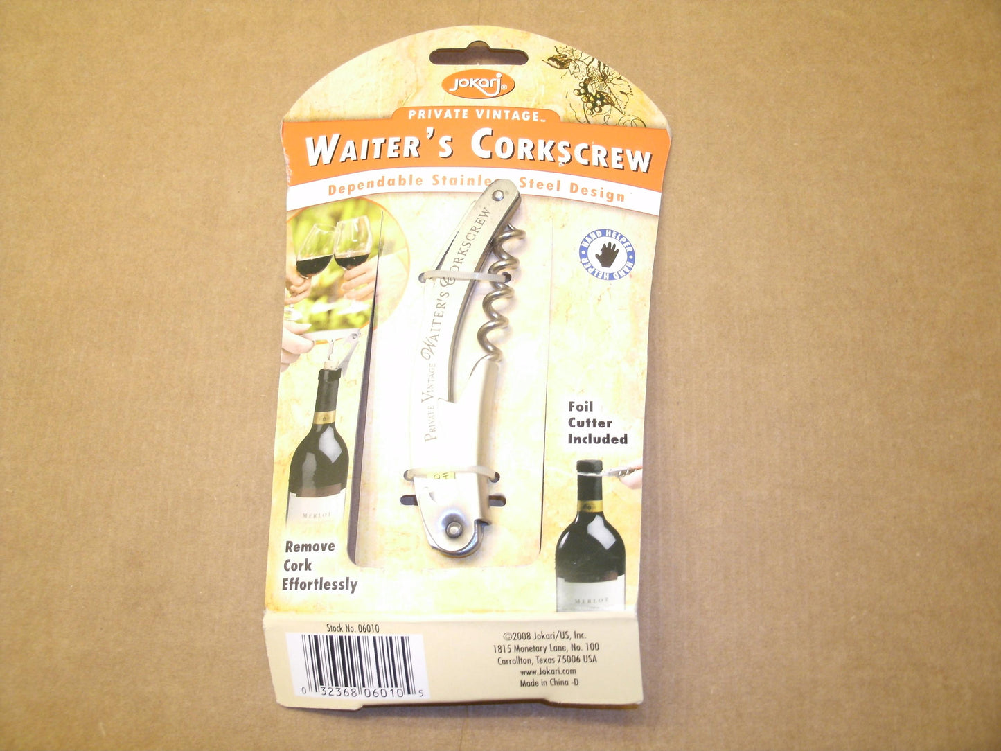 Jokari Waiter's Corkscrew 06010. New.