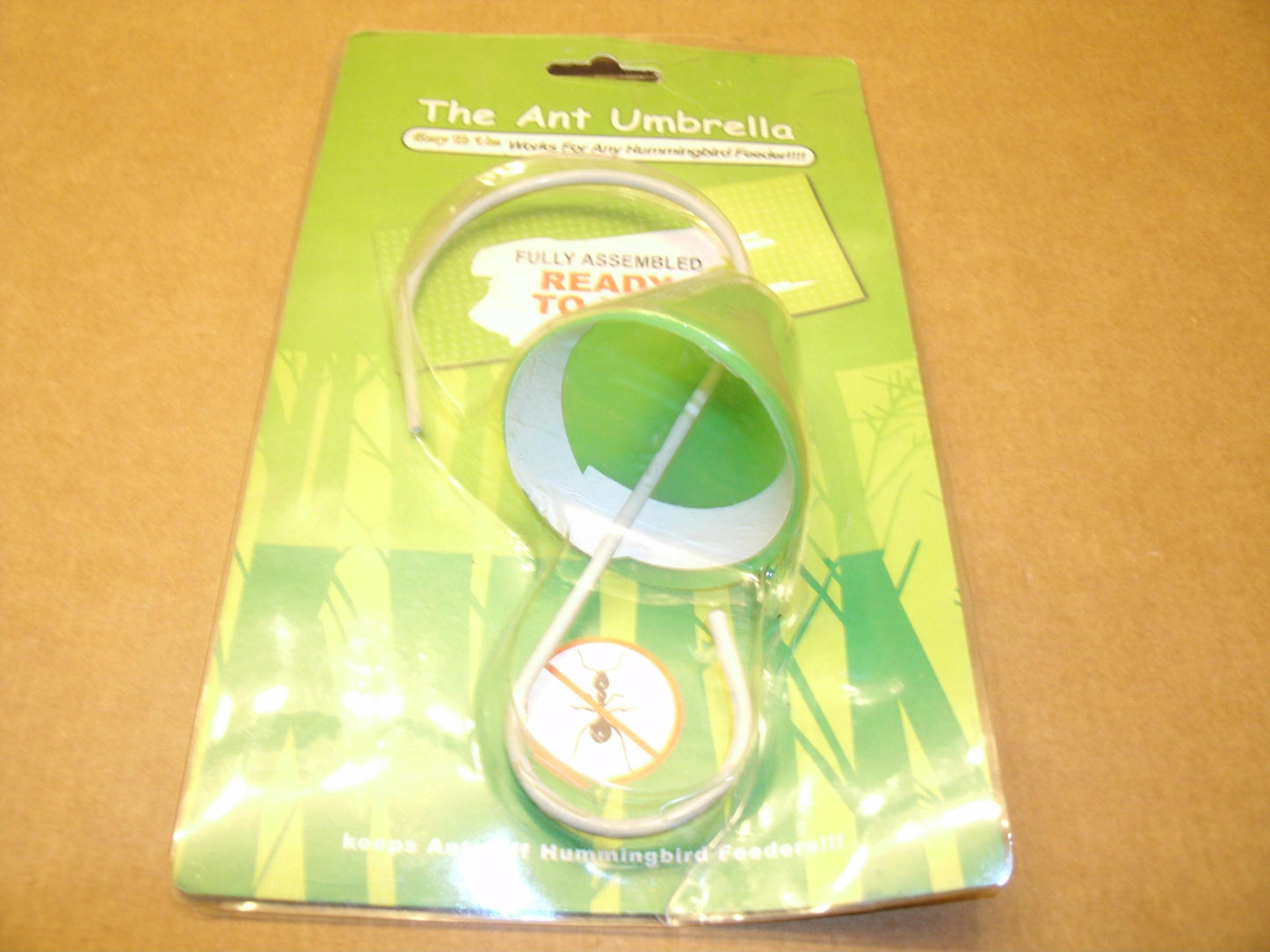 The Ant Umbrella. Keeps Ants Off Hummingbird Feeders.