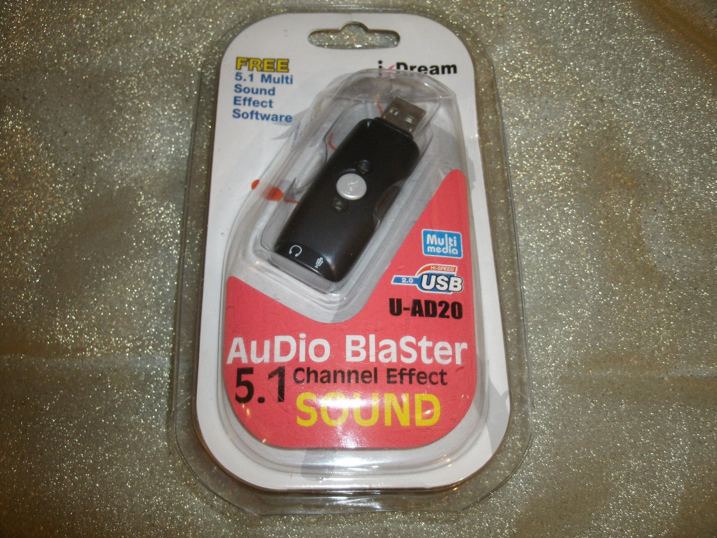 i Dream U-AD20 Audio Blaster 5.1 Channel Effect Sound. New.