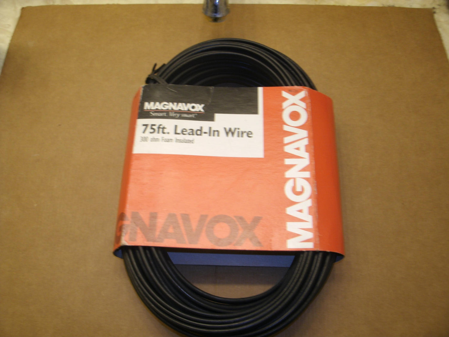 Magnavox M61231 75' Lead-In Wire. 300 ohm Foam Insulated.