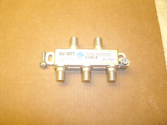 Time Warner Cable SV-4GT Splitter. 5-1002MHz. New.