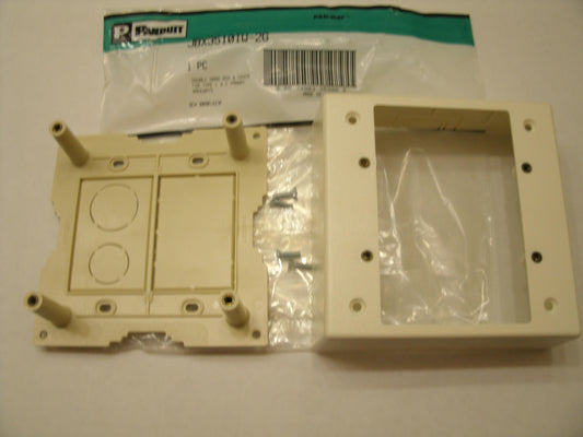 Panduit JBX3510IW-2G Double Gang Box and Cover. New.