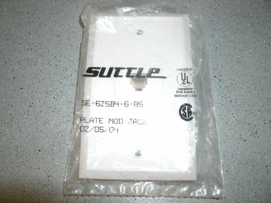 Suttle SE-625B4-6-85 Eggshell White Plate. New.