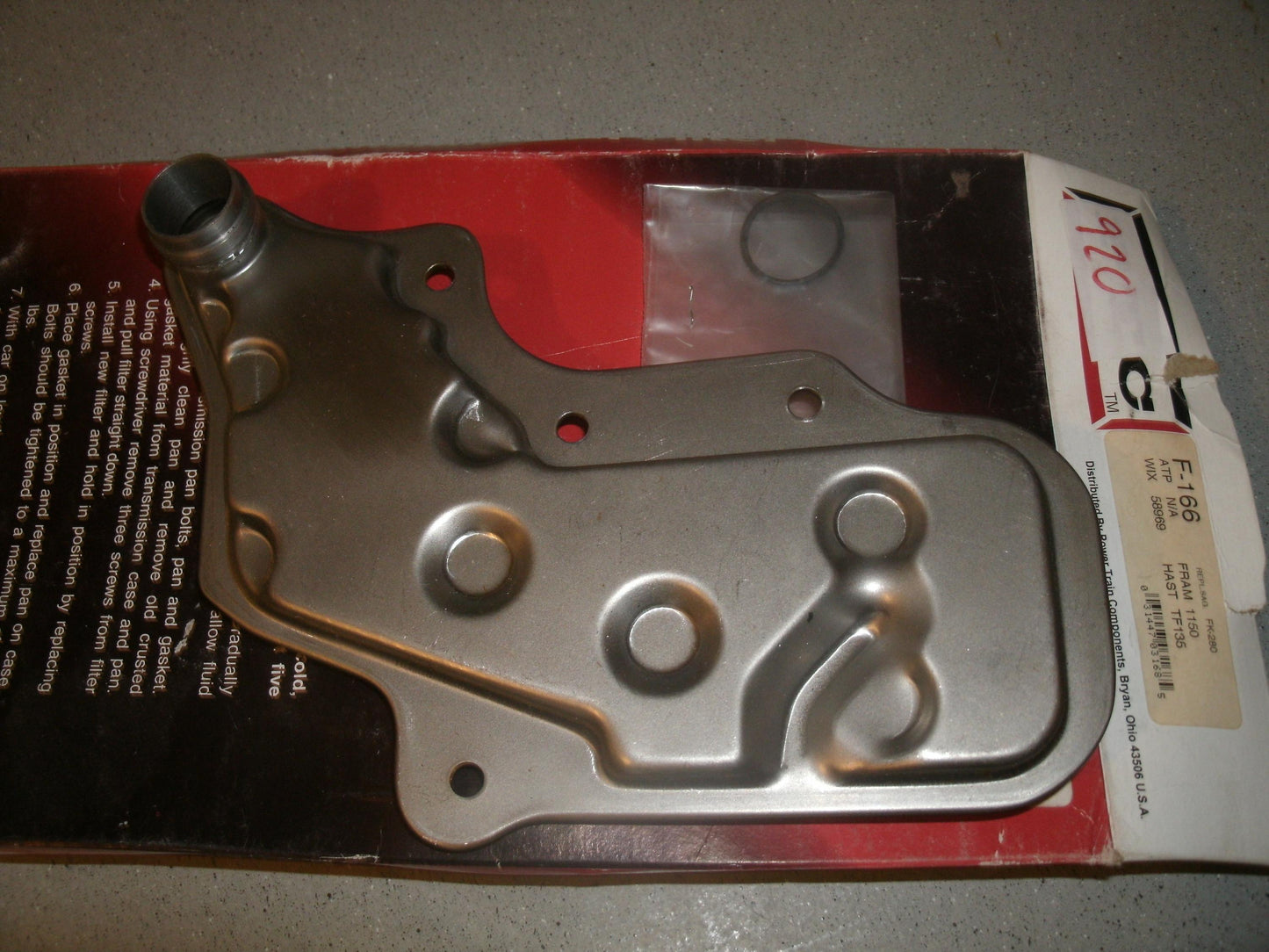 PTC F-166 Automatic Transmission Filter. New.